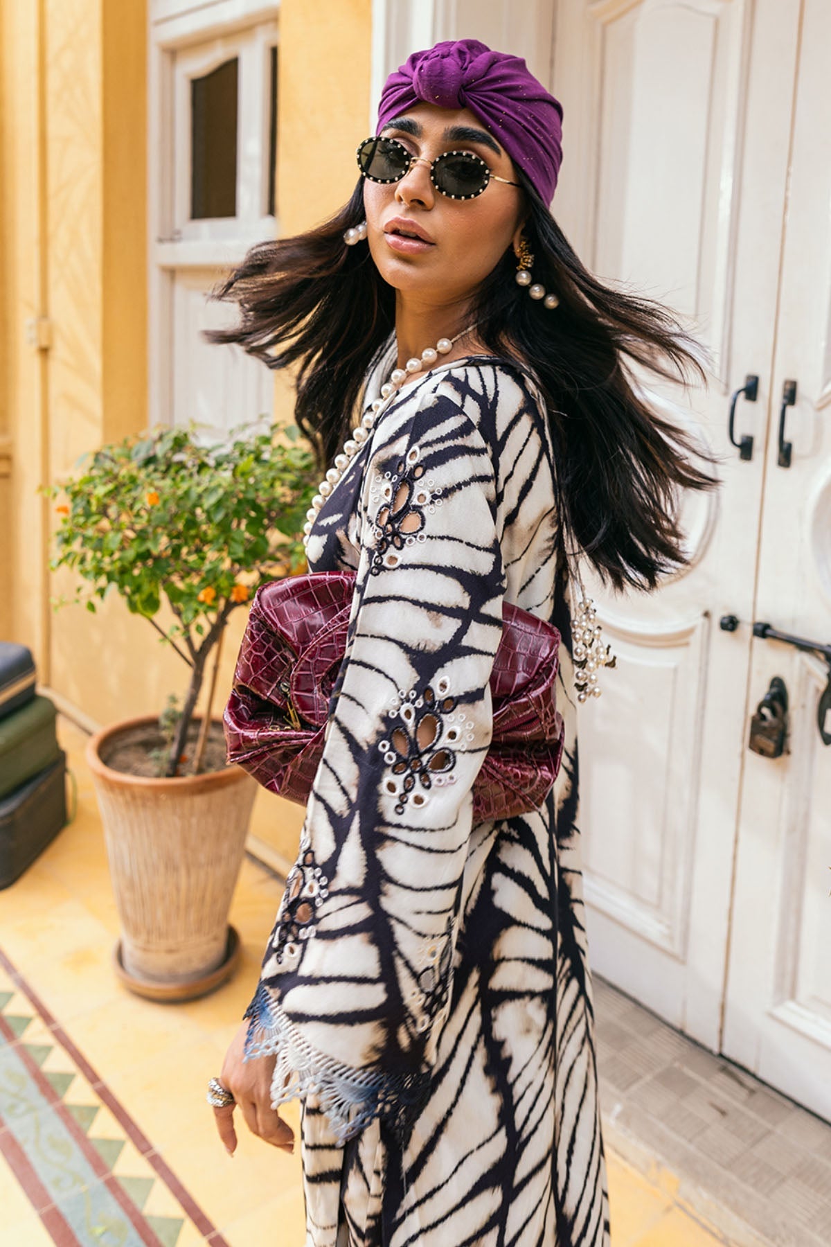 NU2-112 – authentic Pakistani dress from the Ballerina Winter 25 collection for women in the UK