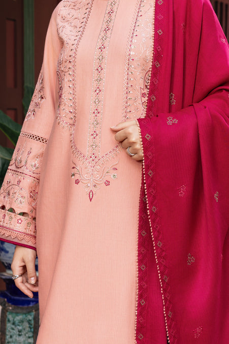 Naqshi | Nuri Khaddar Velvet Marina | Insabat - Luxury Dress - available at Maria Faisal in UK and USA.