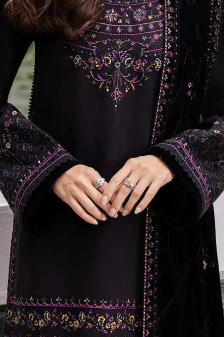 Naqshi | Nuri Khaddar Velvet Marina | Nisma - Luxury Dress - available at Maria Faisal in UK and USA.