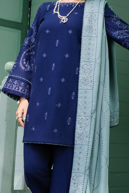 Naqshi | Nuri Khaddar Velvet Marina | Nourhan - Luxury Dress - available at Maria Faisal in UK and USA.