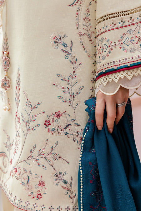 Naqshi | Nuri Khaddar Velvet Marina | Mujeeba - Luxury Dress - available at Maria Faisal in UK and USA.