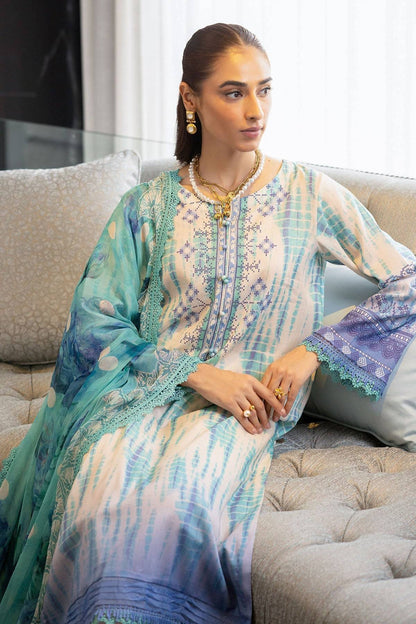 Nureh | Printed lawn 25 | SP-117 by Maria Faisal - Registered Vendor of : Nureh - type : Ladies Clothes - 100% original wedding dresses