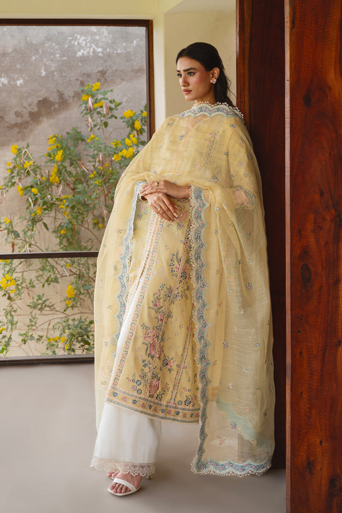 Ayzel | Whisper 26 | FROST - Luxury Dress - available at Maria Faisal in UK and USA.