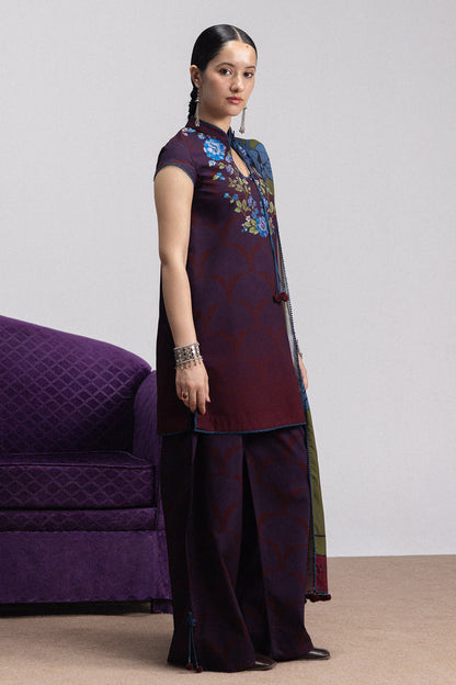 Zara ShahJahan | Coco Prints Winter 26 | Mira-1B - Luxury Dress - available at Maria Faisal in UK and USA.