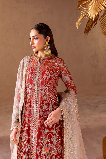 Emaan Adeel | Clay Couture | SOLIN - Formal Dress - available at Maria Faisal in UK and USA.