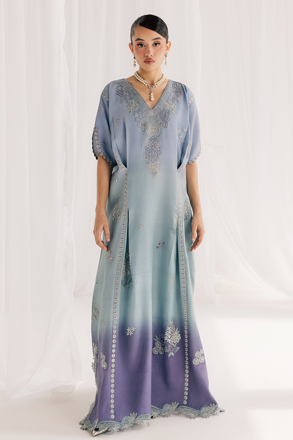 Nureh | Fancy Formal 26 | NP-818 - Formal Dress - available at Maria Faisal in UK and USA.