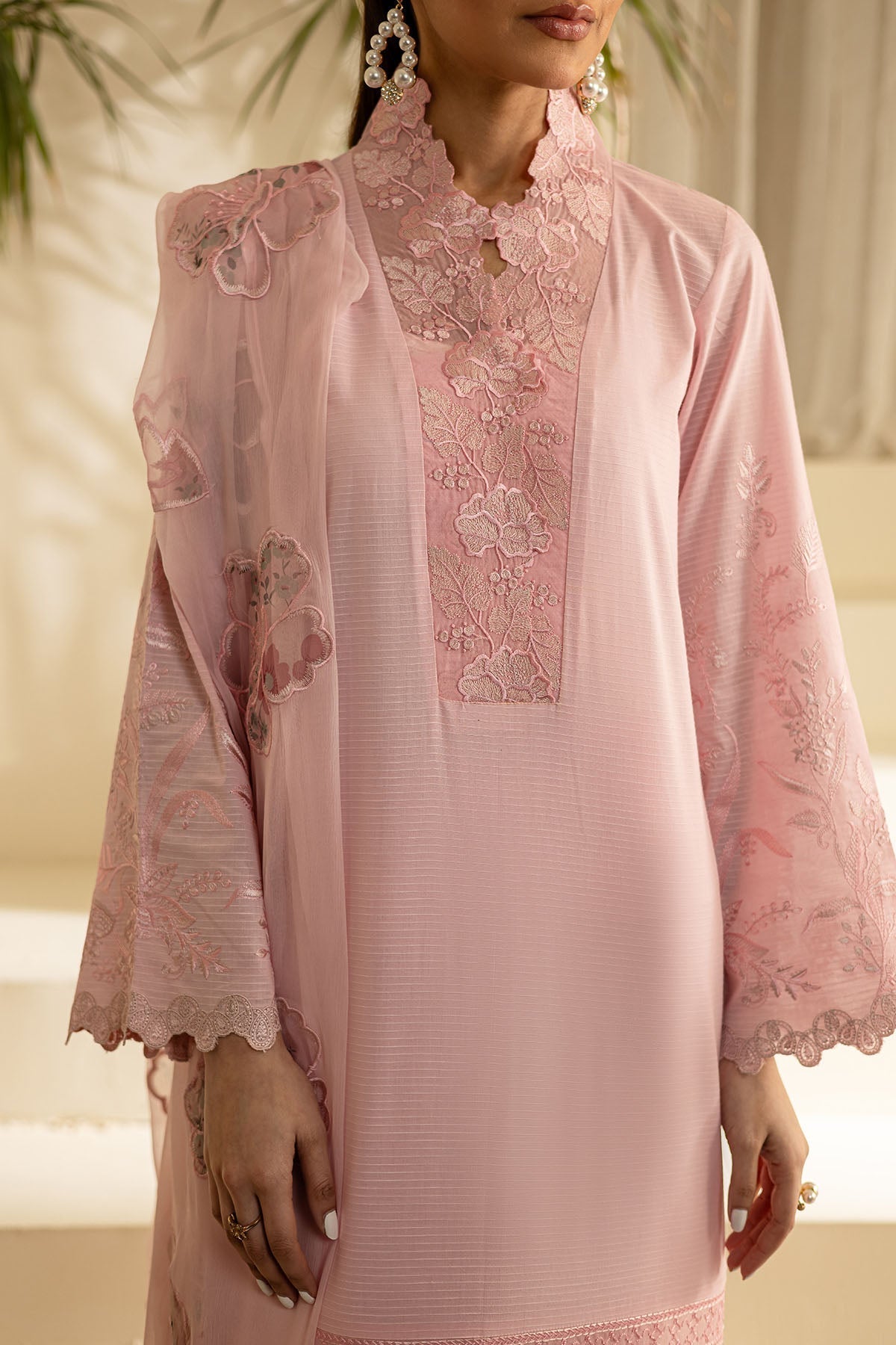 Nureh | Shades of Summer | NP-611 - Luxury Dress - available at Maria Faisal in UK and USA.
