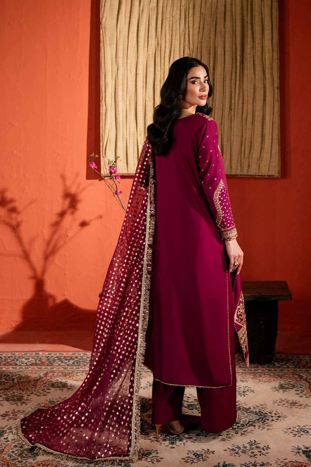 Neeshay | Raw Silk | RTW-RS-01 - Ladies Clothes - Maria Faisal