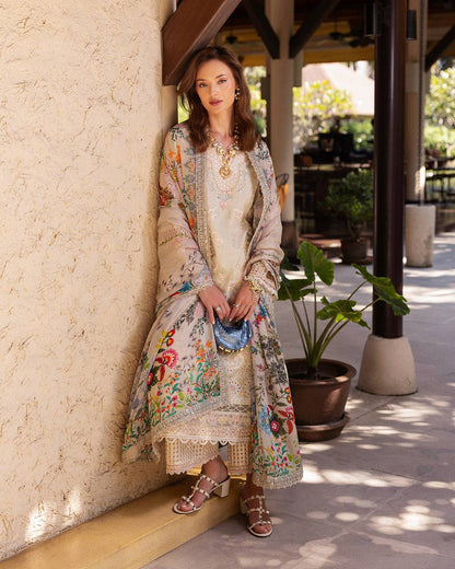 Faiza Saqlain | Zinnia Lawn 25 | Delilah by Maria Faisal - Registered Vendor of : Faiza Saqlain - type : Ladies Clothes - 100% original wedding dresses