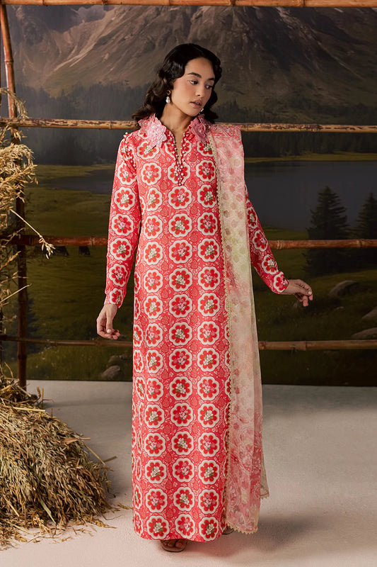 Vanya | Post Crds of July | SM-027 - Luxury Dress - available at Maria Faisal in UK and USA.