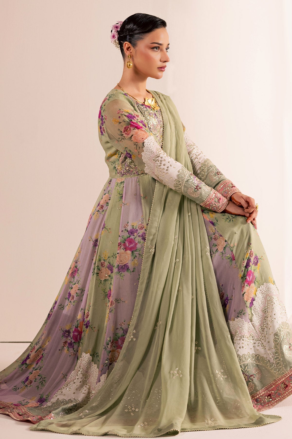 Nureh | Fancy Formal 26 | NP-774 - Formal Dress - available at Maria Faisal in UK and USA.