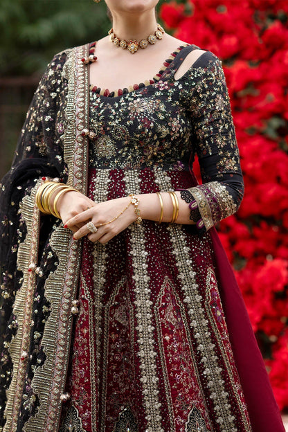 Nureh | Jhoomro Formals | NL-95 Emara - Formal Dress - available at Maria Faisal in UK and USA.