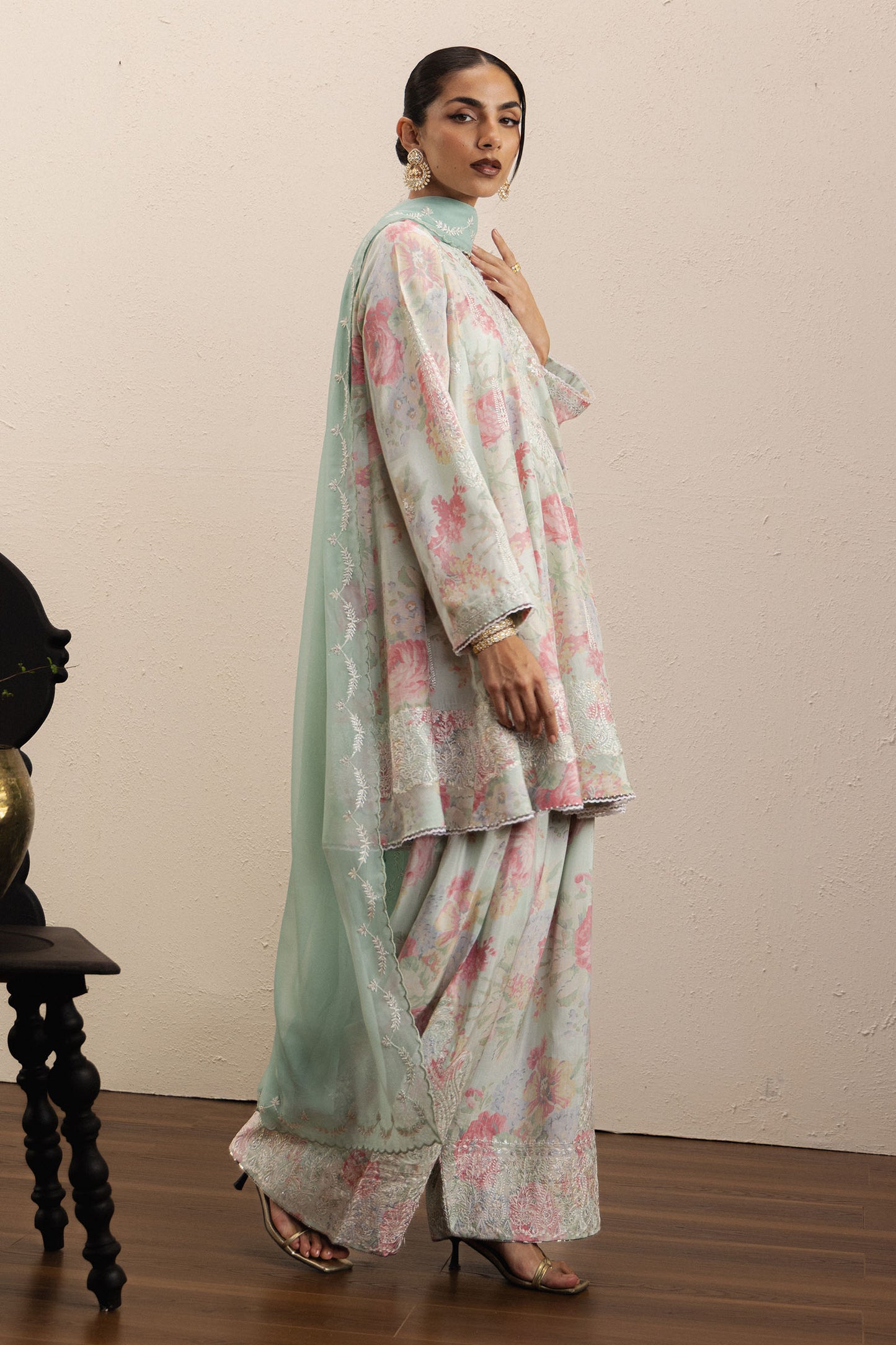 ZaraShahJahan | SS26 | Noor - Festive Dress - available at Maria Faisal in UK and USA