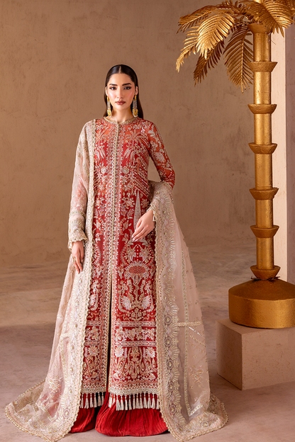 Emaan Adeel | Clay Couture | SOLIN - Formal Dress - available at Maria Faisal in UK and USA.