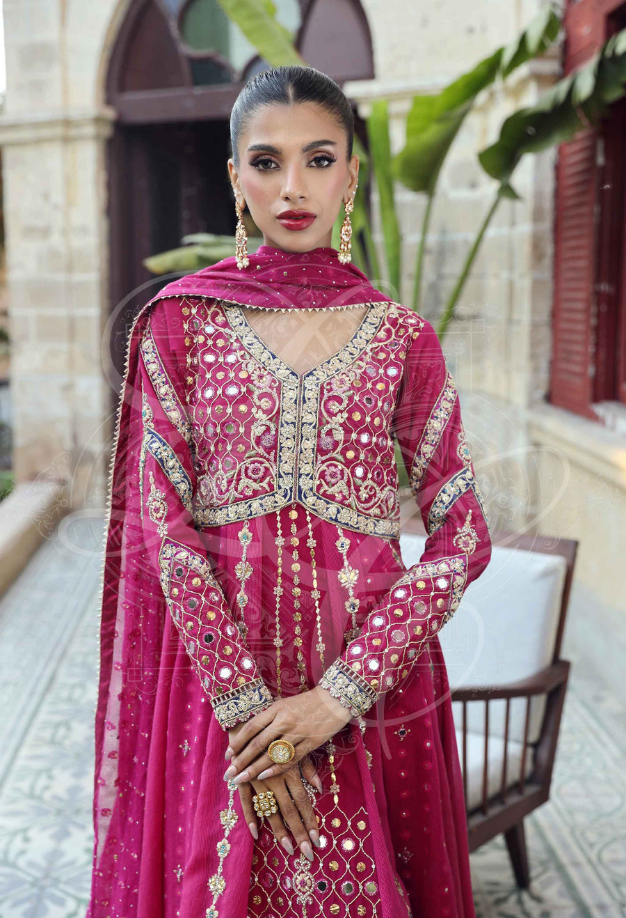 Layla Chatoor | Luxury Pret | Nour - Luxury Dress - available at Maria Faisal in UK and USA.
