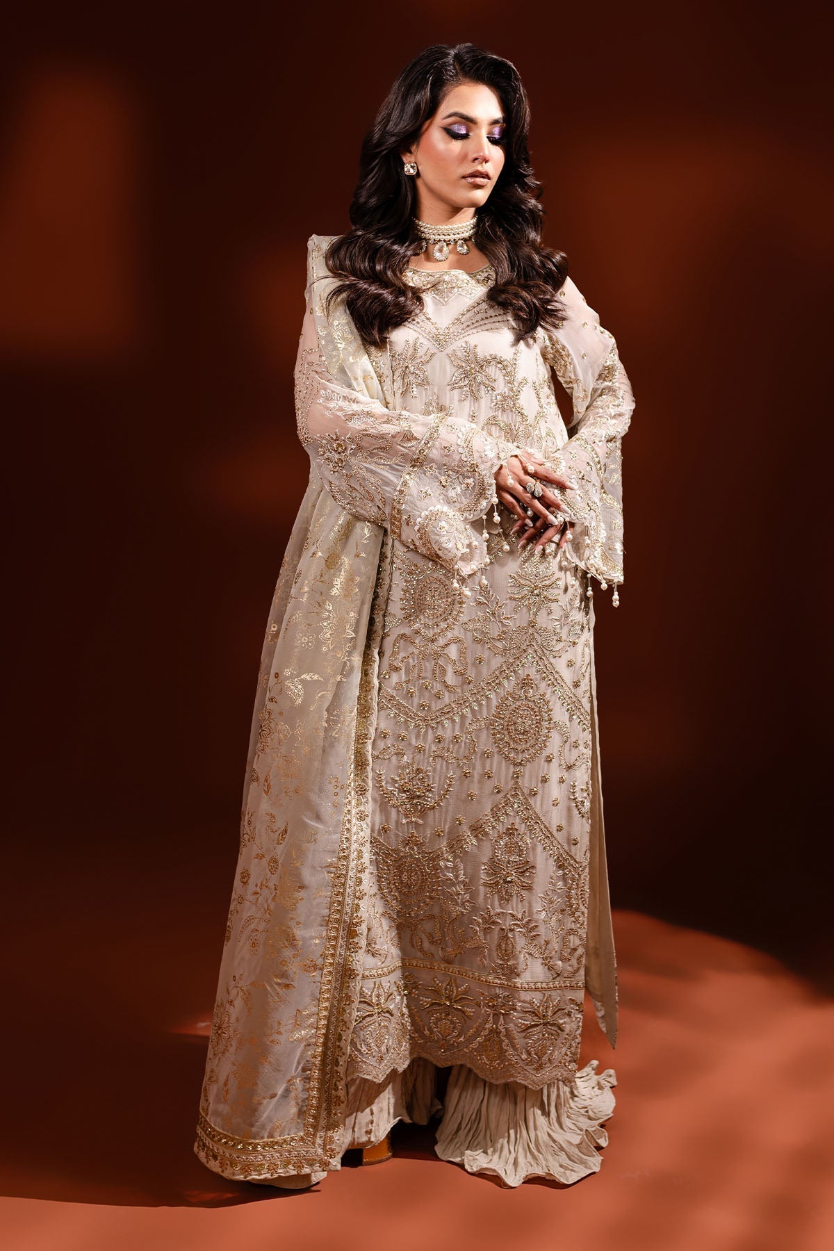 Nureh | Fancy Formals | NP-473 - Wedding Dress - Maria Faisal