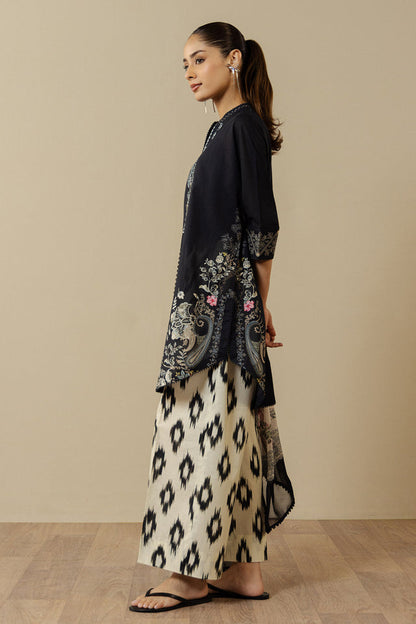 Zara Shahjahan | Coco Prints 26 | CASSIA-10B - Casual Dress - available at Maria Faisal in UK and USA.
