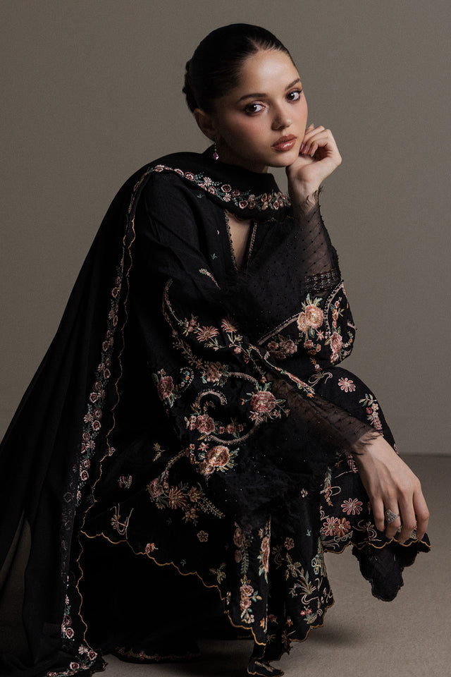 Zara Shahjahan | Festive 26 | Shaam - Luxury Dress - available at Maria Faisal in UK and USA.