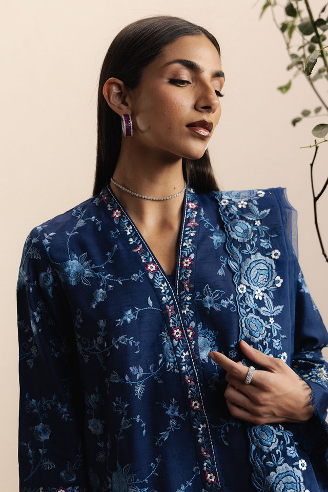 Zara Shahjahan | Festive 26 | Neelzar - Luxury Dress - available at Maria Faisal in UK and USA.