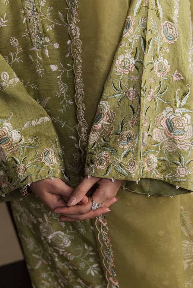 Zara Shahjahan | Festive 26 | Zarqash - Luxury Dress - available at Maria Faisal in UK and USA.