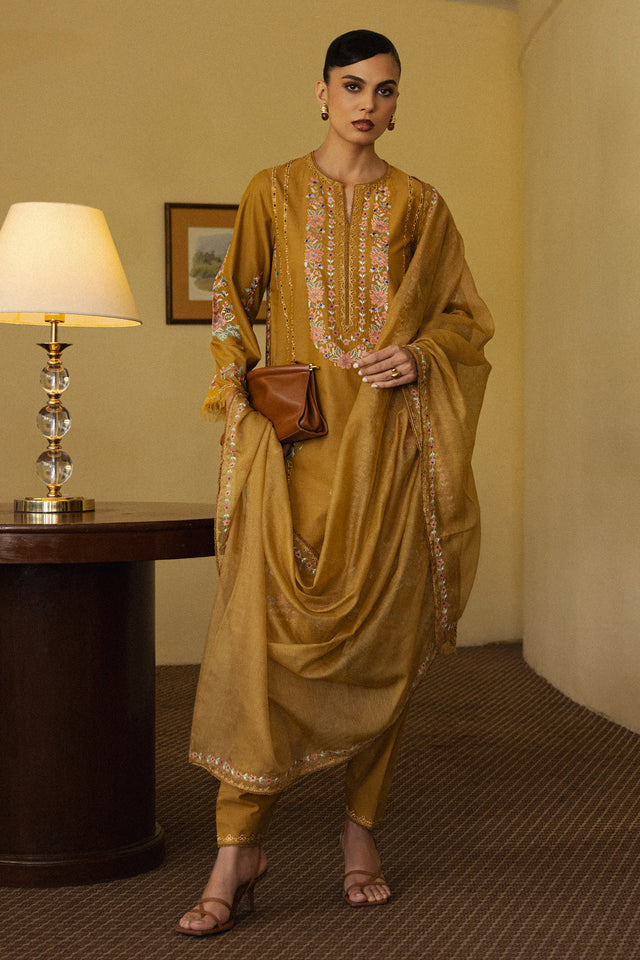 Zara Shahjahan | Pret 26 | Zarmina - Luxury Dress - available at Maria Faisal in UK and USA.