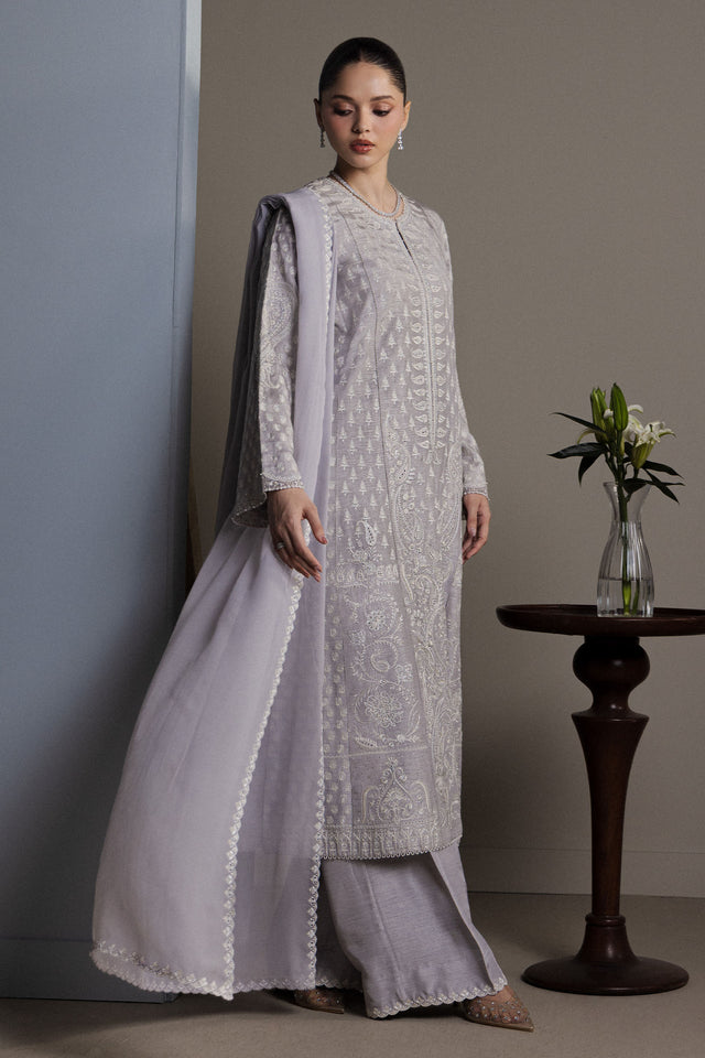 Zara Shahjahan | Festive 26 | Simab - Luxury Dress - available at Maria Faisal in UK and USA.