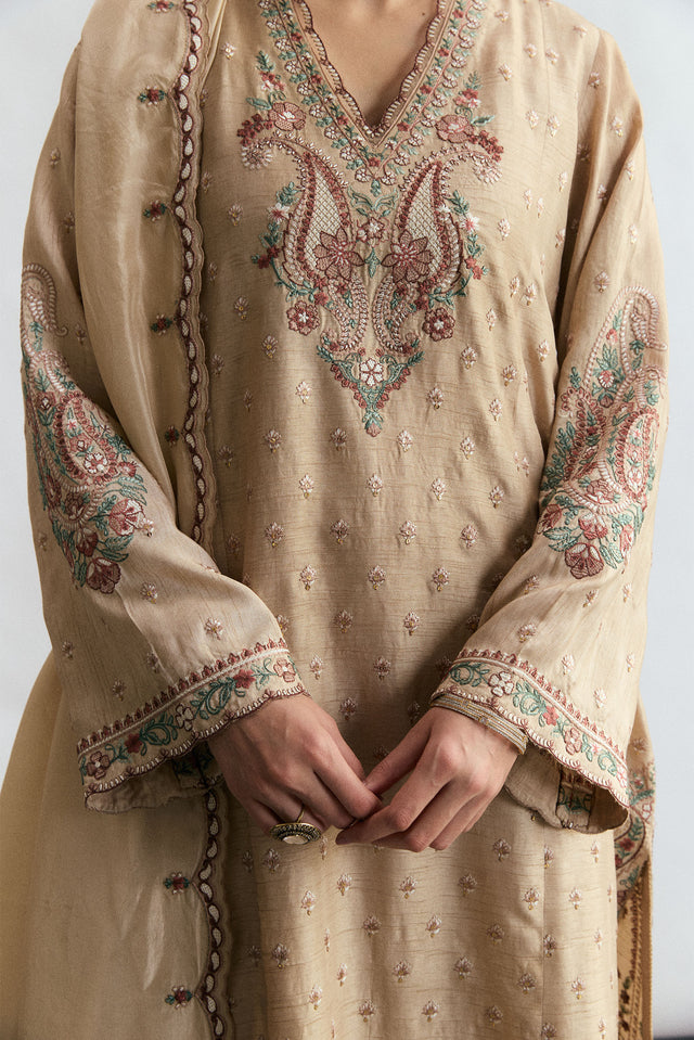 Zara Shahjahan | Festive 26 | Mehrbano - Luxury Dress - available at Maria Faisal in UK and USA.