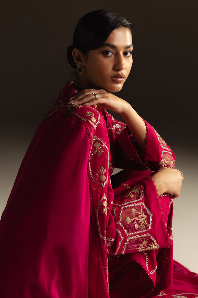 Zara Shahjahan | Festive 26 | Noreen - Luxury Dress - available at Maria Faisal in UK and USA.