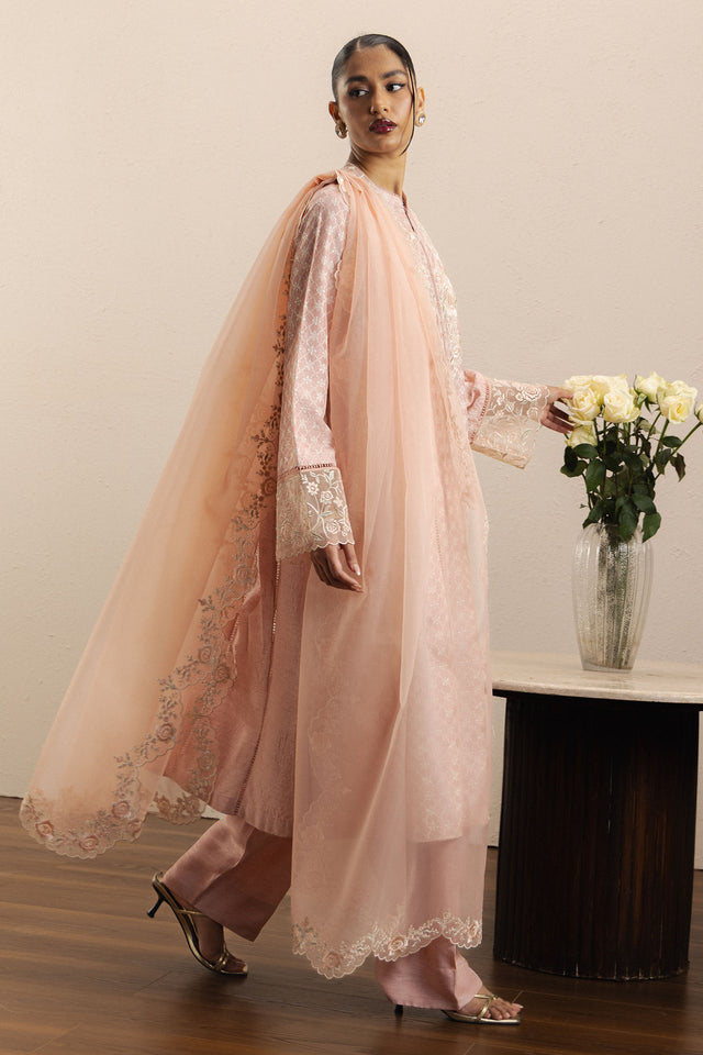Zara Shahjahan | Festive 26 | Gulkaar - Luxury Dress - available at Maria Faisal in UK and USA.