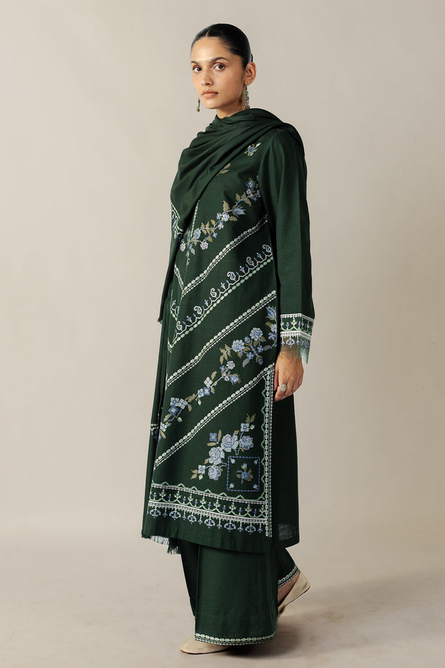 Zara Shahjahan | Pret 26 | Fern - Luxury Dress - available at Maria Faisal in UK and USA.