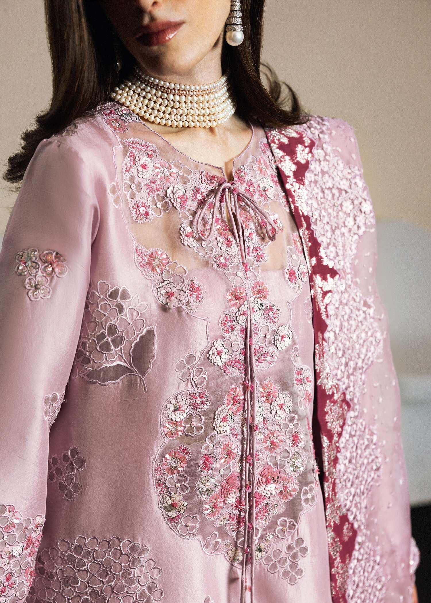 Hussain Rehar | Luxury Pret 26 | Zivah - Luxury Dress - available at Maria Faisal in UK and USA.