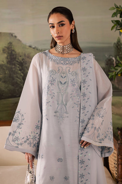 Nureh | Shades of Winter | NP-668 - Casual Dress - available at Maria Faisal in UK and USA.