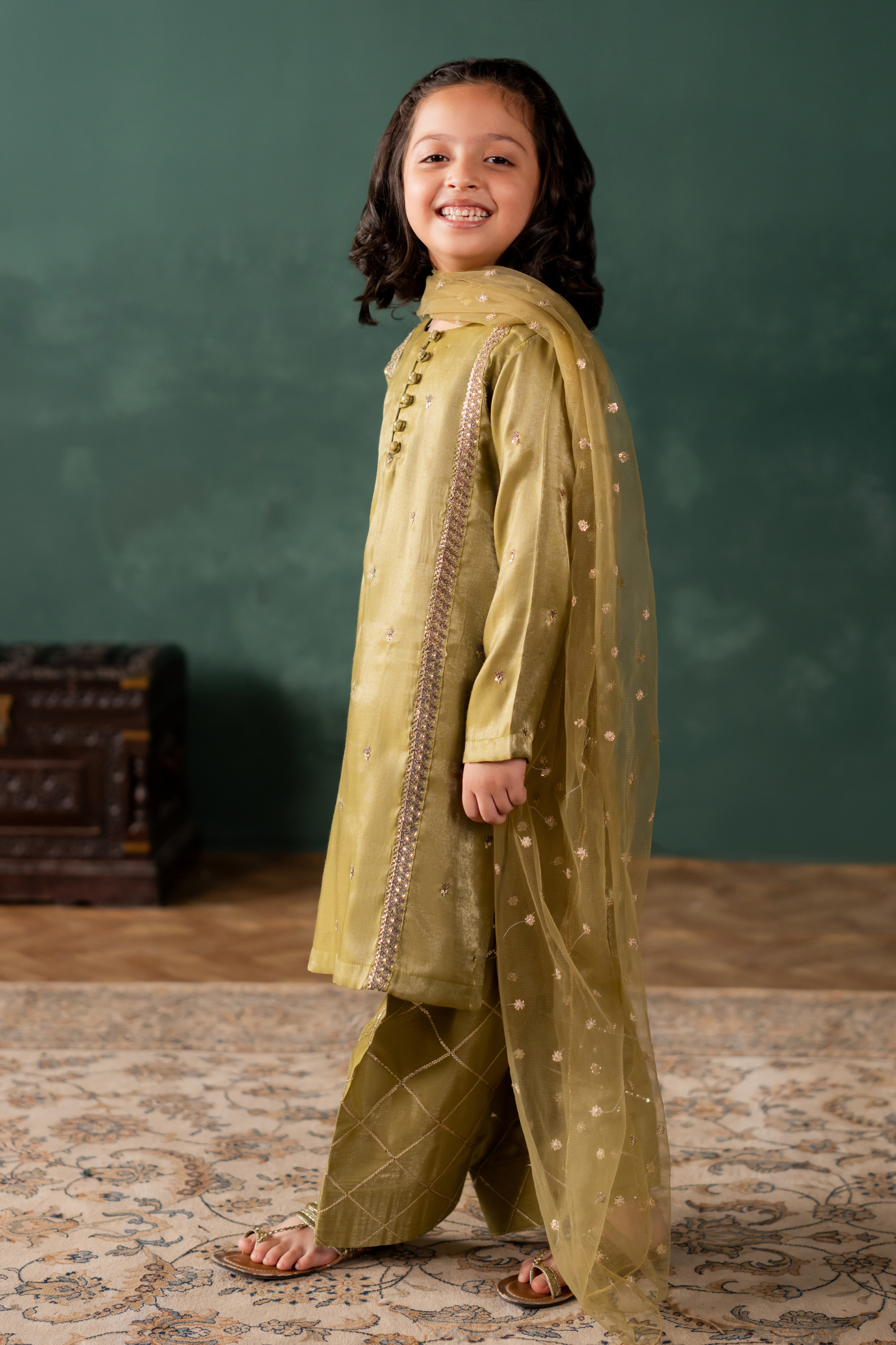 KKG-202 - by Maria Faisal - Registered Vendor of : Kastoor Kids - 100% Original Designer Dress.