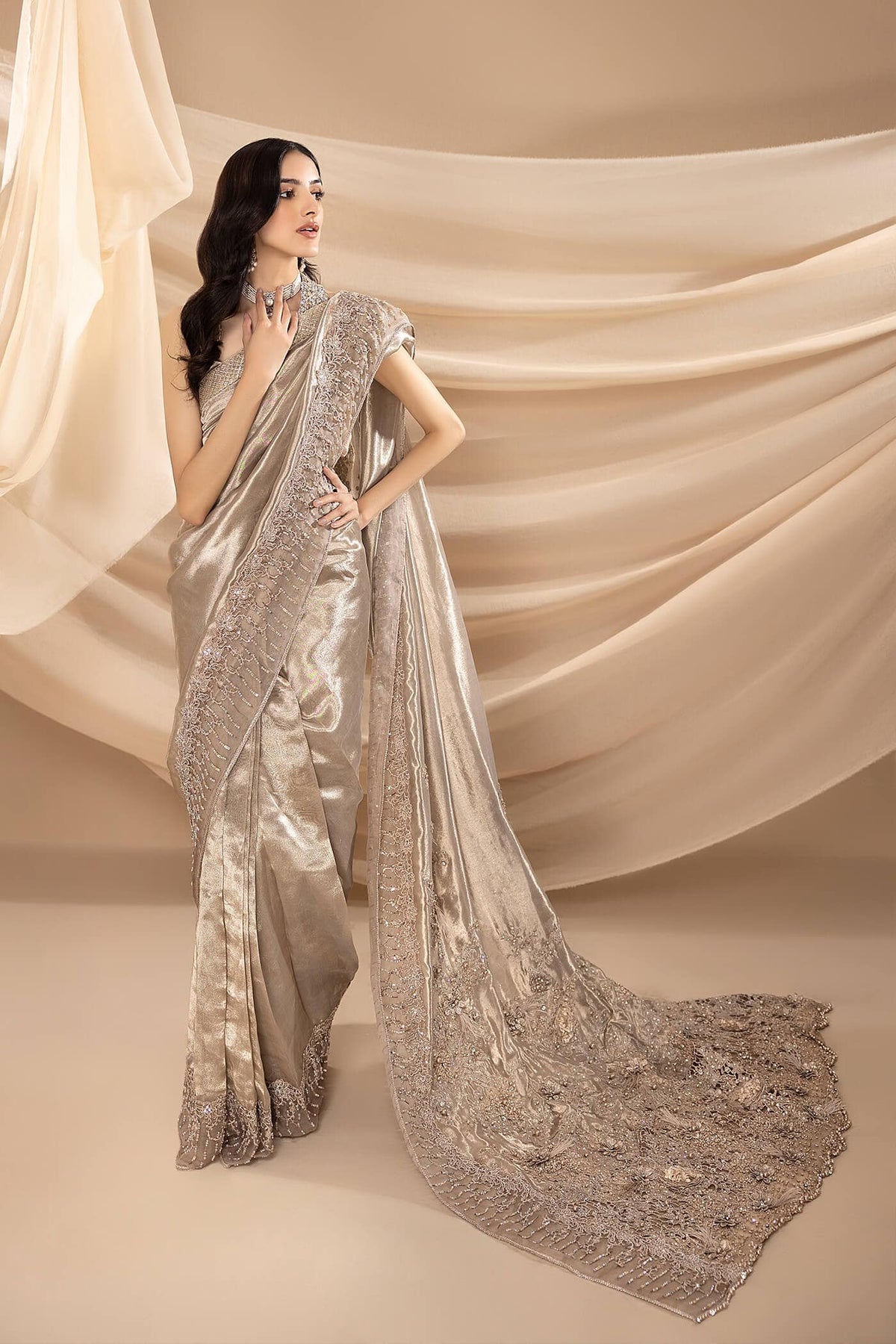Nilofer Shahid | Shama e Mehfil | Atish e Ghalib - Bridal Dress - available at Maria Faisal in UK and USA.