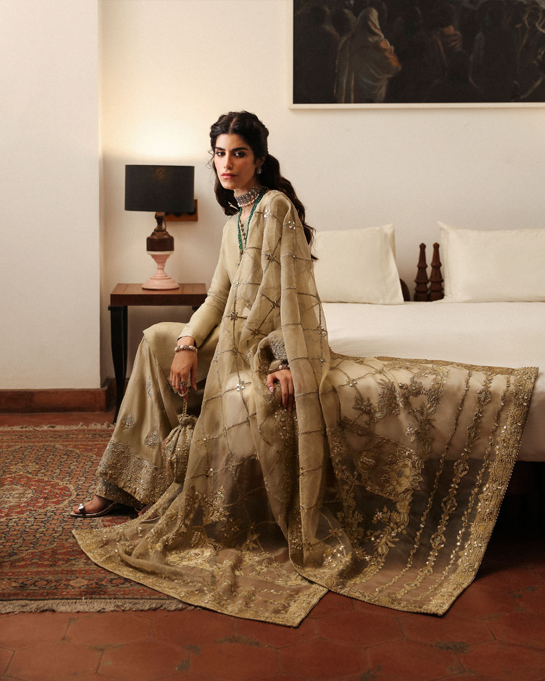 Faiza Saqlain | Mehermah Luxe Formals | Nainsi - Wedding Dress - Maria Faisal