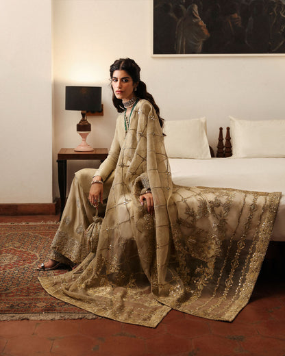 Faiza Saqlain | Mehermah Luxe Formals | Nainsi - Wedding Dress - Maria Faisal