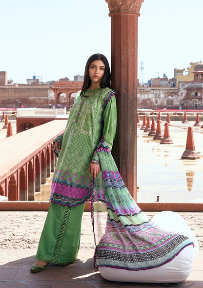 Kahf Premium | Prints Collection 26 | KPS-8B RUMI - Luxury Dress - available at Maria Faisal in UK and USA.
