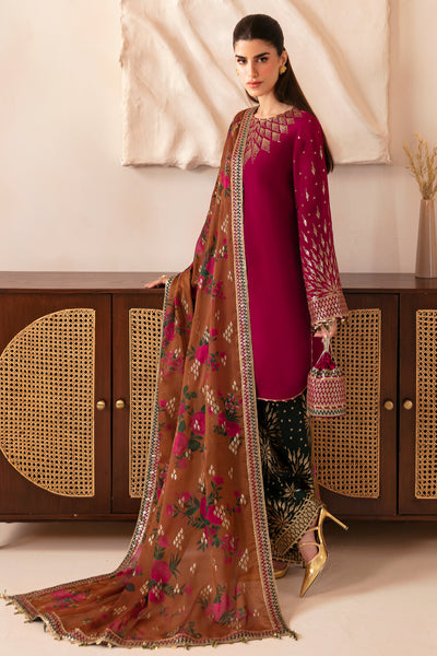 Jazmin | Formals Collection | Raw Silk UR-7038 - Ladies Clothes - Maria Faisal