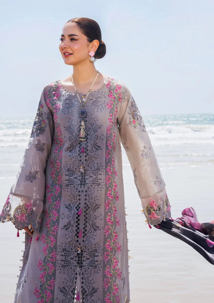 Elaf Premium | Hai Kuch Festive Lawn 24 | EHK-04 Alyaanah - Designer Dress with Intricate embroidery and embellishments. Shop elegent wedding dress at Maria Faisal.