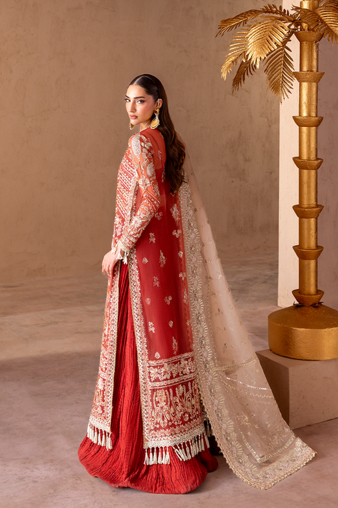 Emaan Adeel | Clay Couture | SOLIN - Formal Dress - available at Maria Faisal in UK and USA.