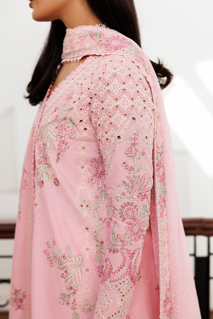 Emaan Adeel | Mirabelle Festive Luxury Lawn | FIONA - Luxury Dress - available at Maria Faisal in UK and USA.