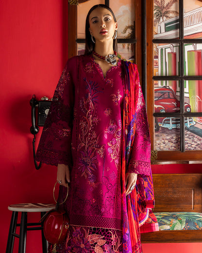 Esmel | Mon Tresor Luxe Lawn 26 | Paix Amour Bonheur - Luxury Dress - available at Maria Faisal in UK and USA.