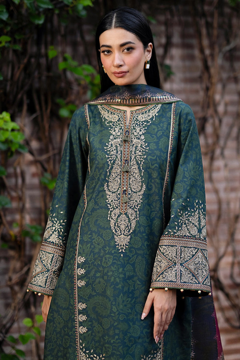 Jazmin | Winter Edition 24 | VISCOSE UW-0062 - Designer Dress with Intricate embroidery and embellishments. Shop elegent wedding dress at Maria Faisal.