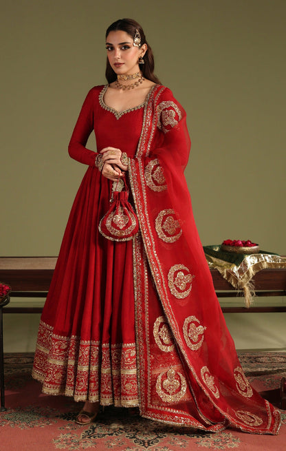 Maya | Jahanara Festive Edit 26 | MAHJABEEN - Formal Dress - available at Maria Faisal in UK and USA.
