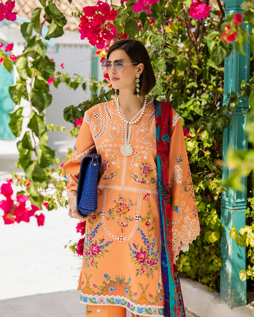 Esmel | Mon Tresor Luxe Lawn 26 | Que Sera Sera - Luxury Dress - available at Maria Faisal in UK and USA.