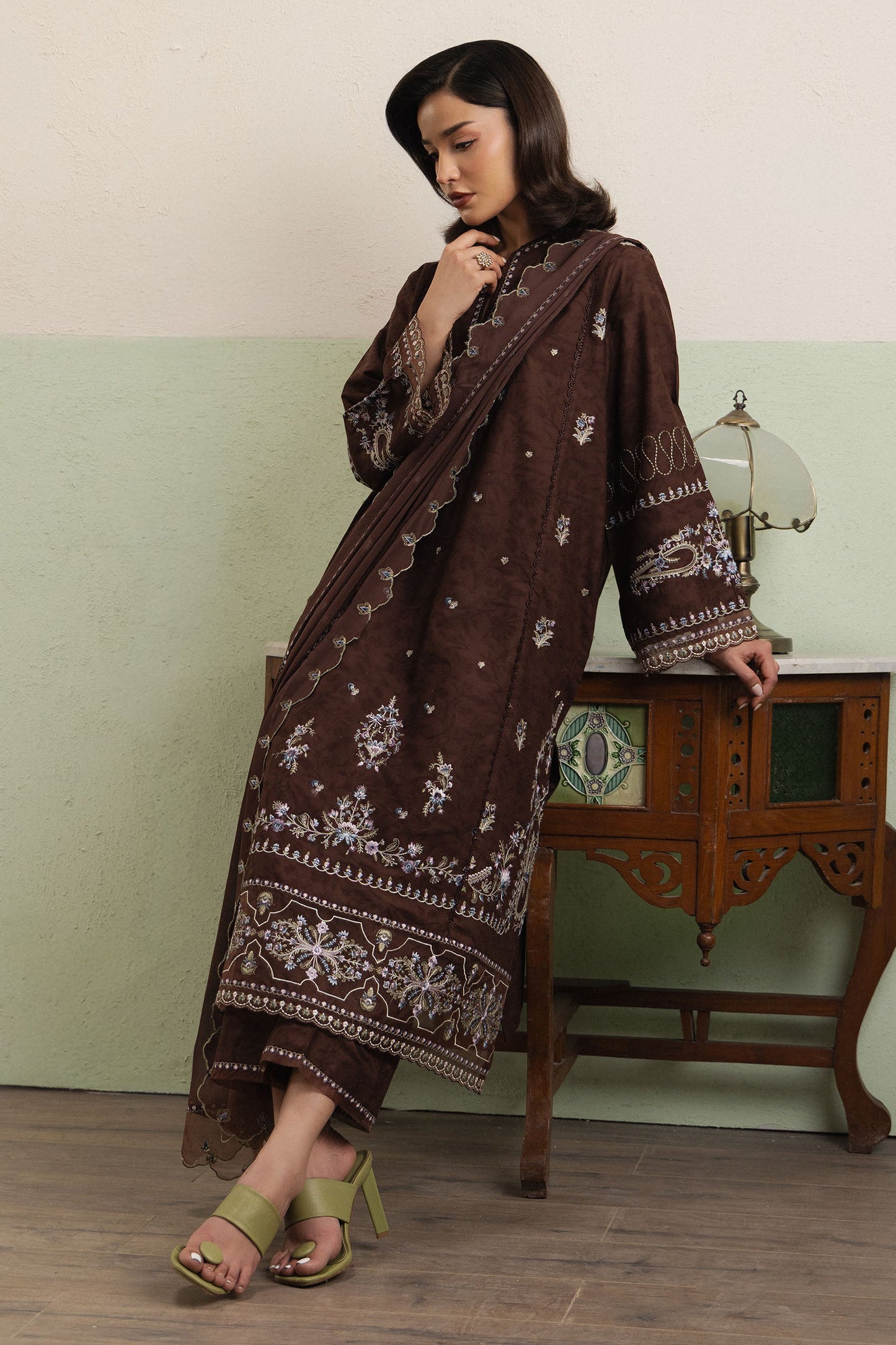 ZaraShahJahan | SS26 | Kaafiya - Festive Dress - available at Maria Faisal in UK and USA