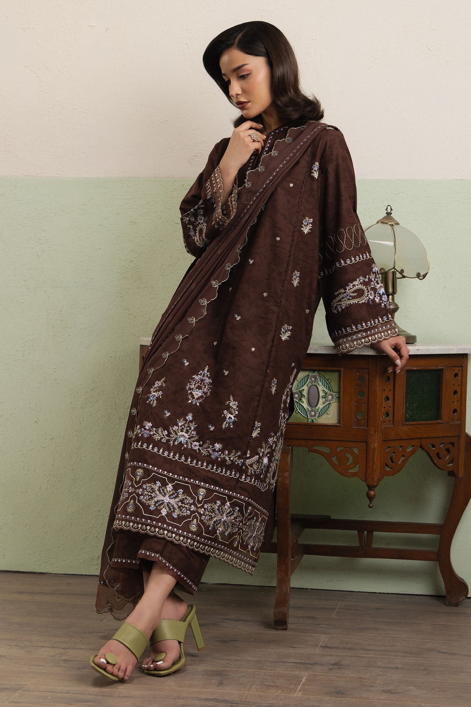 ZaraShahJahan | SS26 | Kaafiya - Festive Dress - available at Maria Faisal in UK and USA