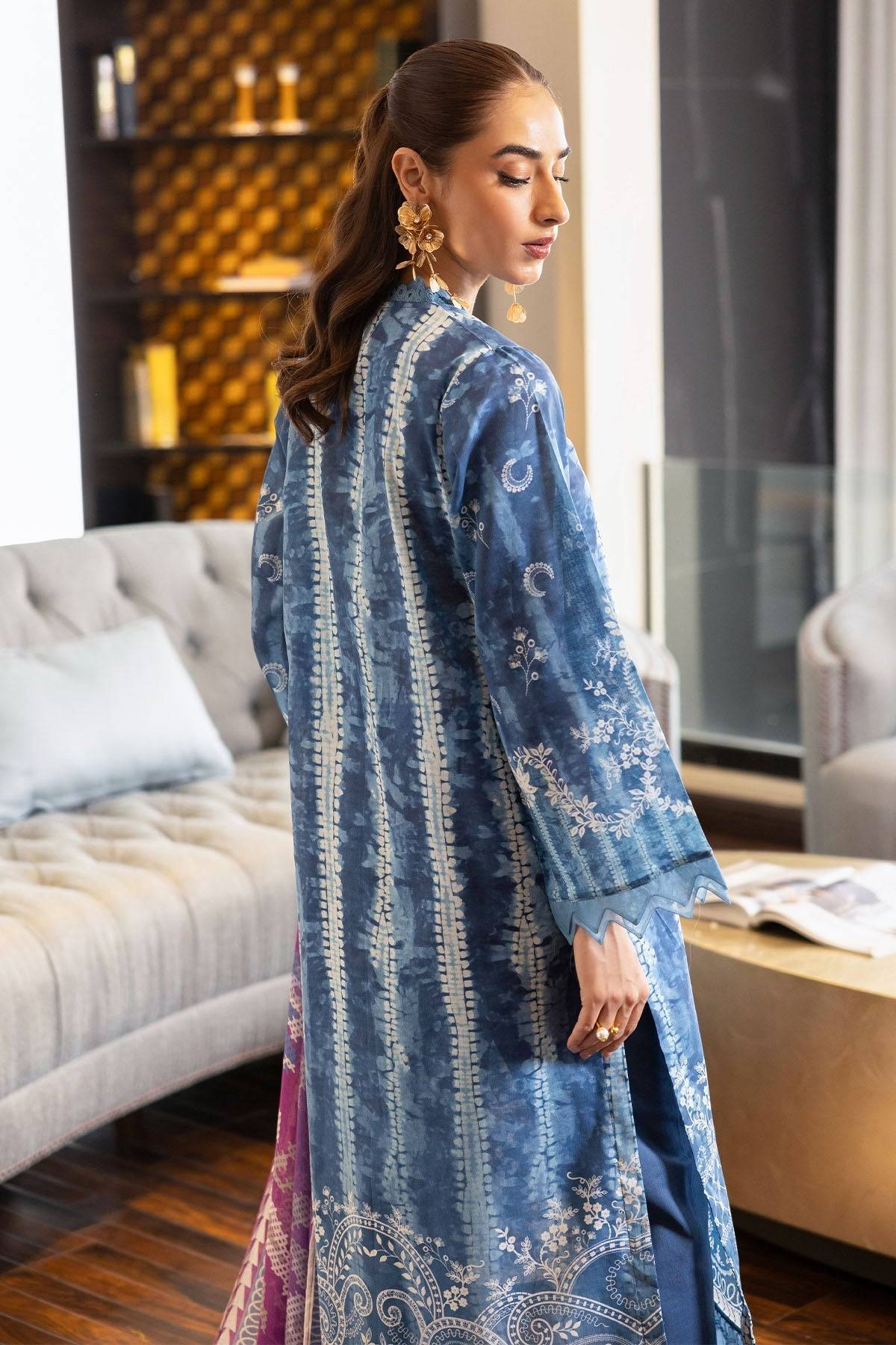 Nureh | Printed lawn 25 | SP-119 by Maria Faisal - Registered Vendor of : Nureh - type : Ladies Clothes - 100% original wedding dresses