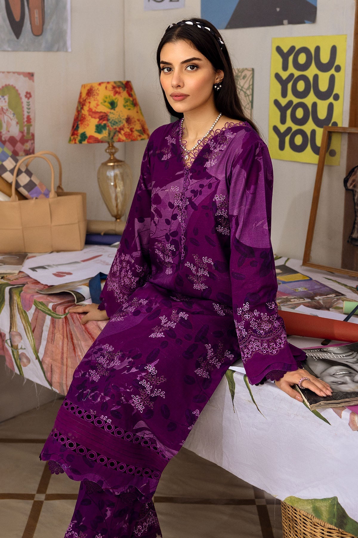 NU2-128 – authentic Pakistani dress from the Ballerina Winter 25 collection for women in the UK
