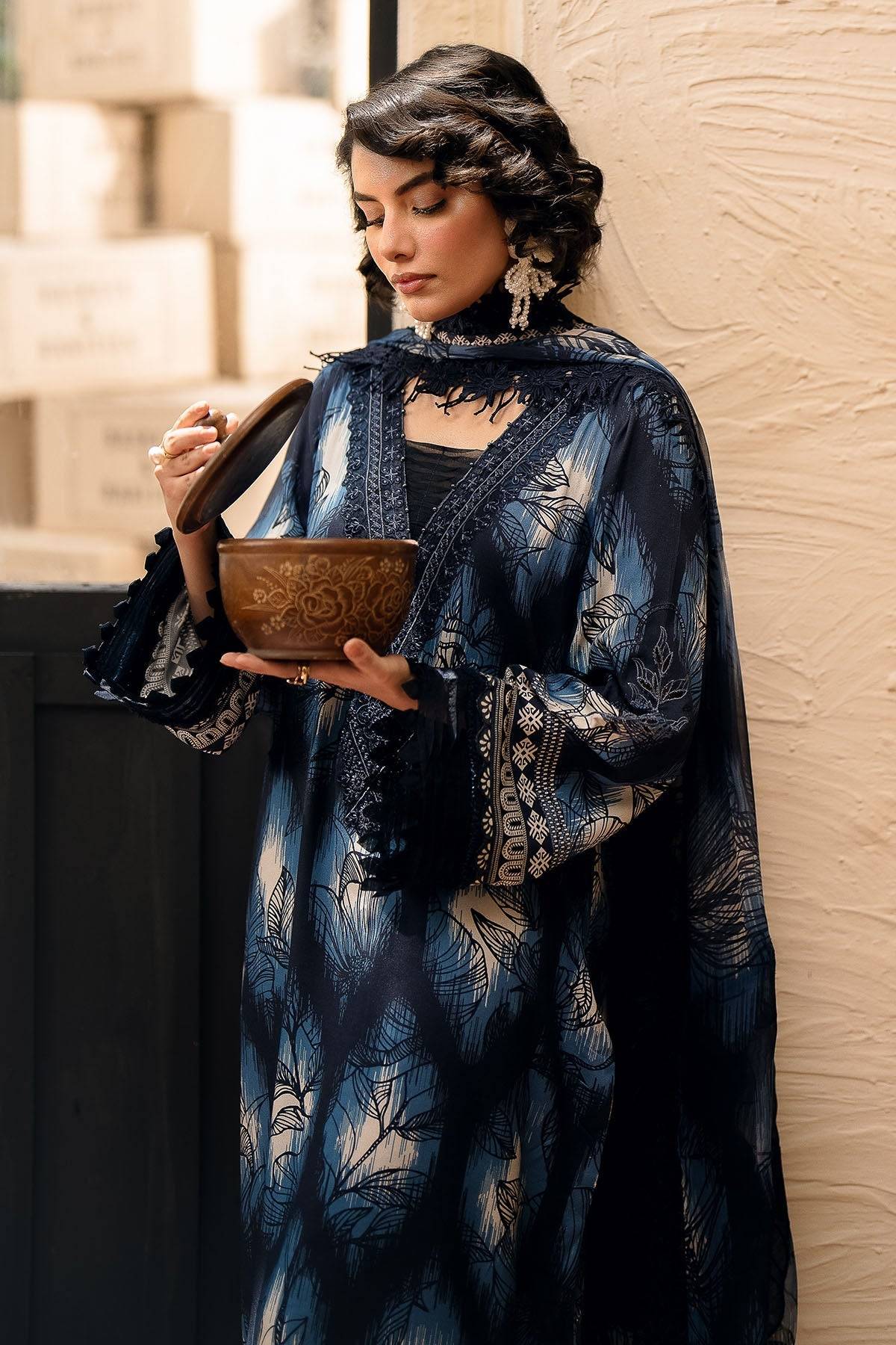 Nureh | Glam Girl Lawn | GL-21 by Maria Faisal - Registered Vendor of : Nureh - type : Ladies Clothes - 100% original wedding dresses